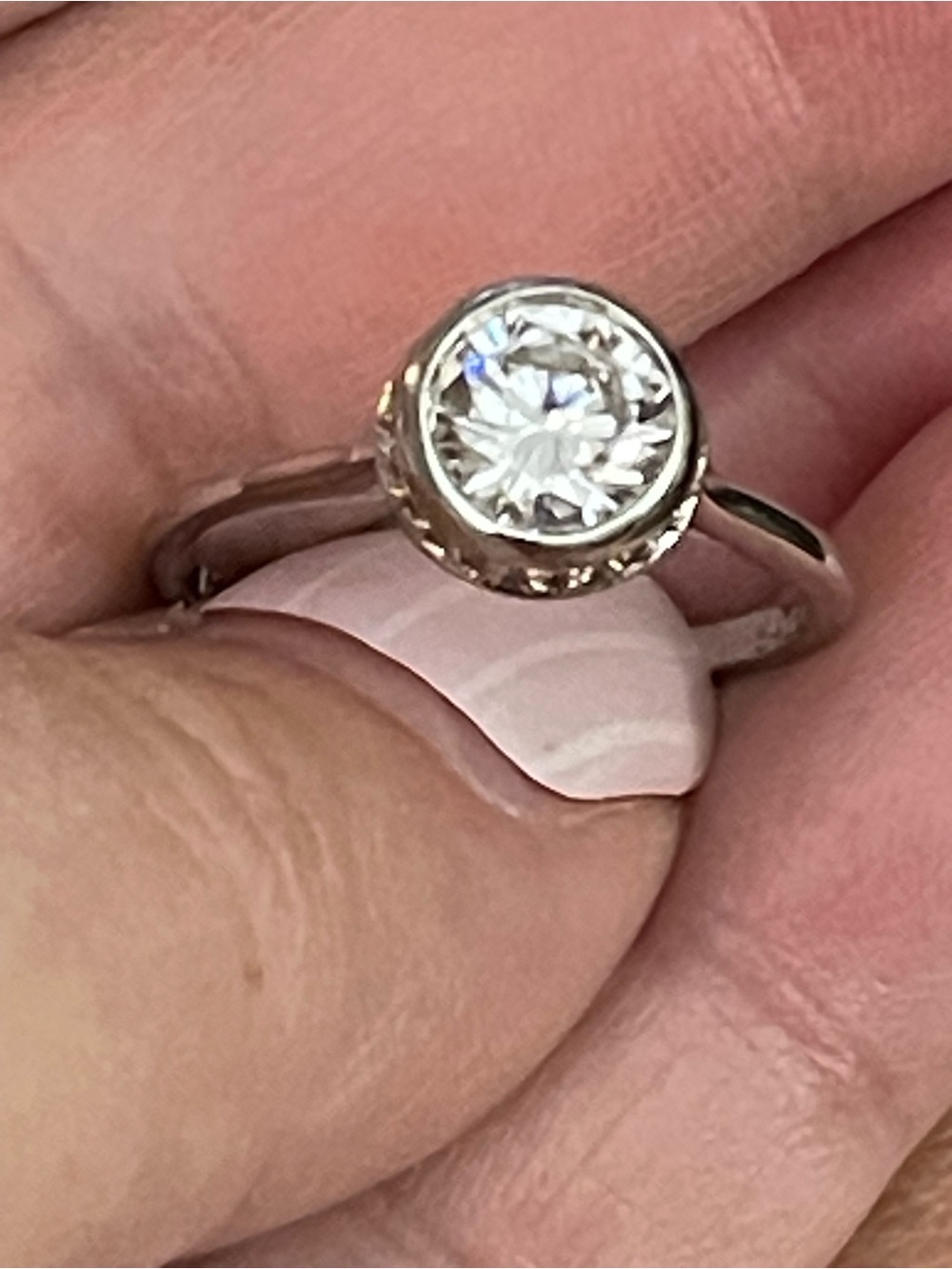 Silver ring - Size 7 - Picture 2 of 6